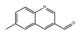 3-Quinolinecarboxaldehyde, 6-methyl- Structure