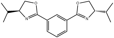 1,3-双((S)-4-异丙基-4,5-二氢恶唑-2-基)苯, 131380-85-3, 结构式