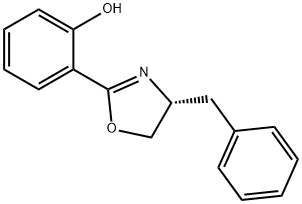(R)-2-(4-苄基-4,5-二氢恶唑-2-基)苯酚 结构式