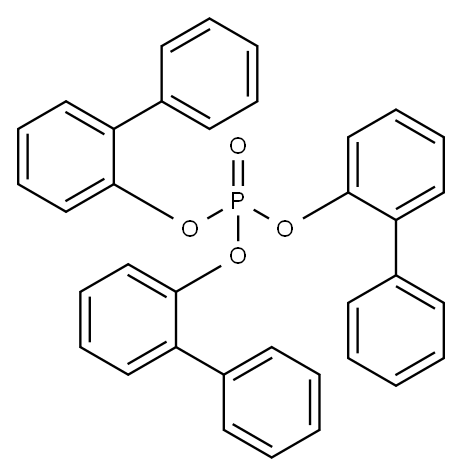 磷酸三联苯-2-基酯 结构式