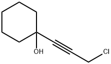 1-(3-氯丙基-1-炔-1-基)环己烷-1-醇 结构式