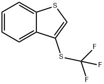 3-[(Trifluoromethyl)thio]benzo[b]thiophene Structure