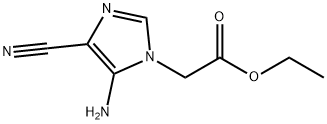 1H-Imidazole-1-acetic acid, 5-amino-4-cyano-, ethyl ester