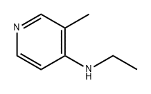 4-PYRIDINAMINE, N-ETHYL-3-METHYL- 结构式