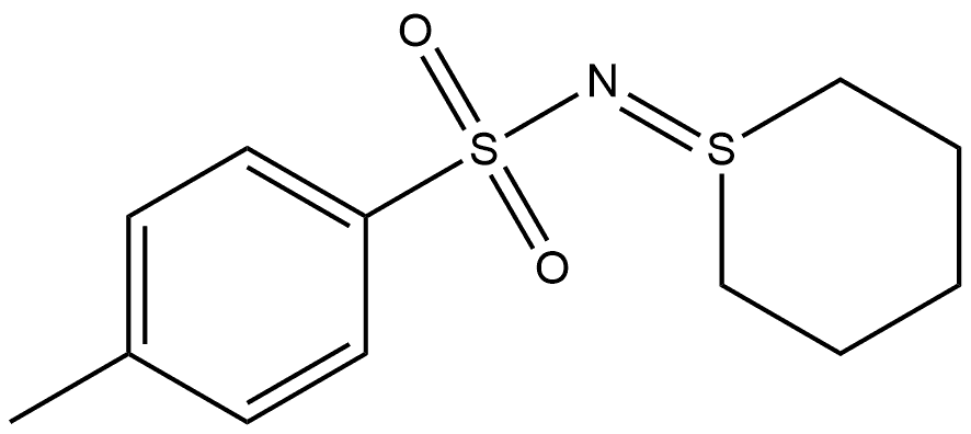 4-Methyl-N-(thian-1-ylidene)benzenesulfonamide Structure
