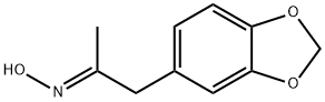 2-Propanone, 1-(1,3-benzodioxol-5-yl)-, oxime, (2E)- Structure