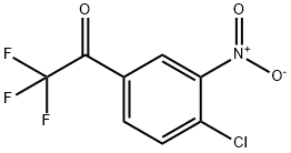 ETHANONE, 1-(4-CHLORO-3-NITROPHENYL)-2,2,2-TRIFLUORO-, 13615-15-1, 结构式