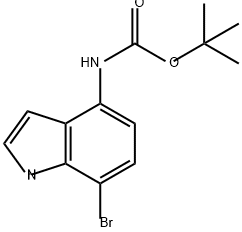 Carbamic acid, N-(7-bromo-1H-indol-4-yl)-, 1,1-dimethylethyl ester