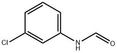 N-(3-クロロフェニル)ホルムアミド 化学構造式