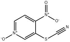 Thiocyanic acid, 4-nitro-3-pyridyl ester 1-oxide (8CI) Structure