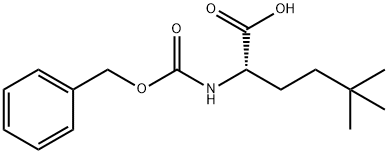 2-{[(Benzyloxy)carbonyl]amino}-5,5-dimethylhexanoic acid Structure