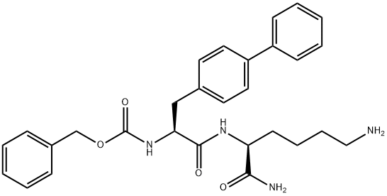 L-Lysinamide, 3-[1,1'-biphenyl]-4-yl-N-[(phenylmethoxy)carbonyl]-L-alanyl-