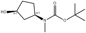 rel-tert-butyl ((1R,3S)-3-hydroxycyclopentyl)(methyl)carbamate