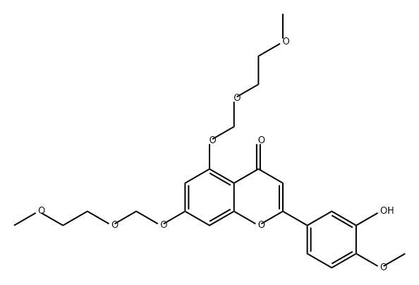 4H-1-Benzopyran-4-one, 2-(3-hydroxy-4-methoxyphenyl)-5,7-bis[(2-methoxyethoxy)methoxy]-
