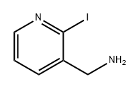 3-Pyridinemethanamine, 2-iodo- Structure
