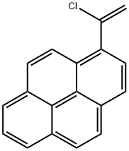 Pyrene, 1-(1-chloroethenyl)- Structure