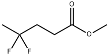 Pentanoic acid, 4,4-difluoro-, methyl ester Structure
