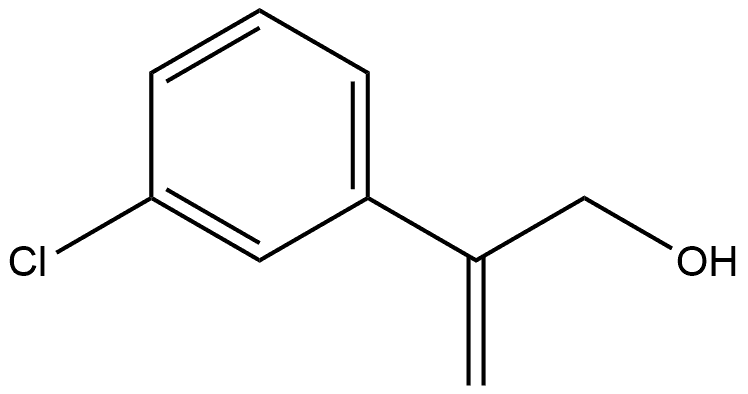 3-クロロ-β-メチレンフェネチルアルコール 化学構造式