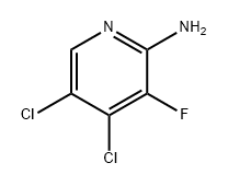 2-氨基-3-氟-4-氯-5-氯吡啶 结构式