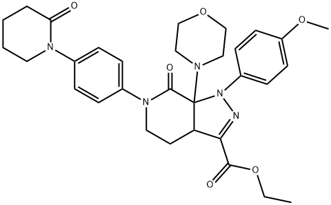 Apixaban Impurity 16, 1619934-76-7, 结构式