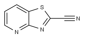 Thiazolo[4,5-b]pyridine-2-carbonitrile 结构式