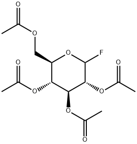 D-Glucopyranosyl fluoride, 2,3,4,6-tetraacetate Structure