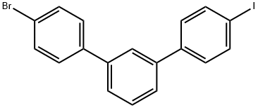 1,1':3',1''-Terphenyl, 4-bromo-4''-iodo- Structure