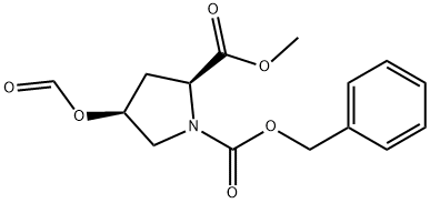 1,2-Pyrrolidinedicarboxylic acid, 4-(formyloxy)-, 2-methyl 1-(phenylmethyl) ester, (2S-cis)- (9CI)