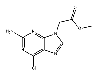 9H-Purine-9-acetic acid, 2-amino-6-chloro-, methyl ester