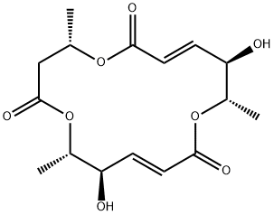 macrosphelide A, 172923-77-2, 结构式