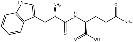 L-Glutamine, L-tryptophyl- Structure