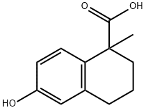 1,2,3,4-四氢-6-羟基-1-甲基-1-萘甲酸 结构式