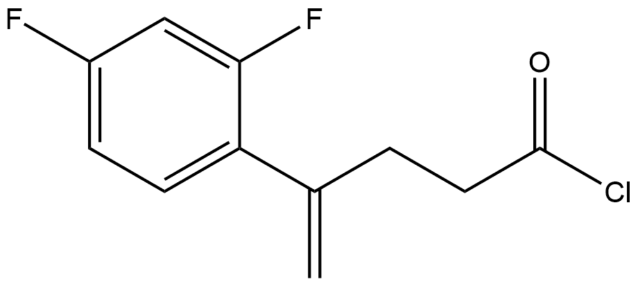 Benzenebutanoyl chloride, 2,4-difluoro-γ-methylene-