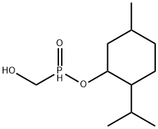 (RP)-羟甲基膦酸[(-)-(1R,2S,2R)-2-异丙基-5-甲基环己醇]酯, 1823532-14-4, 结构式