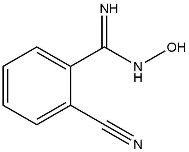 2-Cyano-N-hydroxybenzenecarboximidamide 结构式