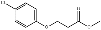 Propanoic acid, 3-(4-chlorophenoxy)-, methyl ester 结构式