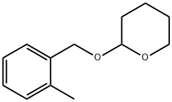 2H-Pyran, tetrahydro-2-[(2-methylphenyl)methoxy]- Structure