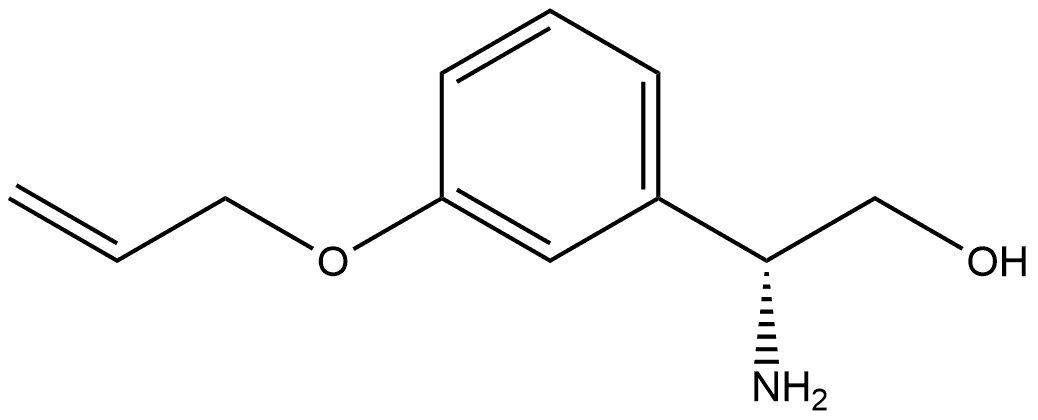 Benzeneethanol, β-amino-3-(2-propen-1-yloxy)-, (βR)- 结构式