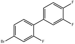 1,1'-Biphenyl, 4-bromo-2,3',4'-trifluoro- Structure