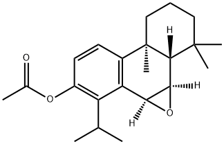Phenanthro9,10-boxiren-3-ol, 1a,5b,6,7,8,9,9a,9b-octahydro-5b,9,9-trimethyl-2-(1-methylethyl)-, acetate, (1aS,5bS,9aS,9bR)- Struktur