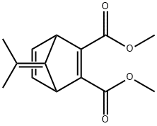 Bicyclo[2.2.1]hepta-2,5-diene-2,3-dicarboxylic acid, 7-(1-methylethylidene)-, 2,3-dimethyl ester Structure