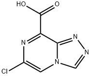 1,2,4-Triazolo[4,3-a]pyrazine-8-carboxylic acid, 6-chloro- 结构式