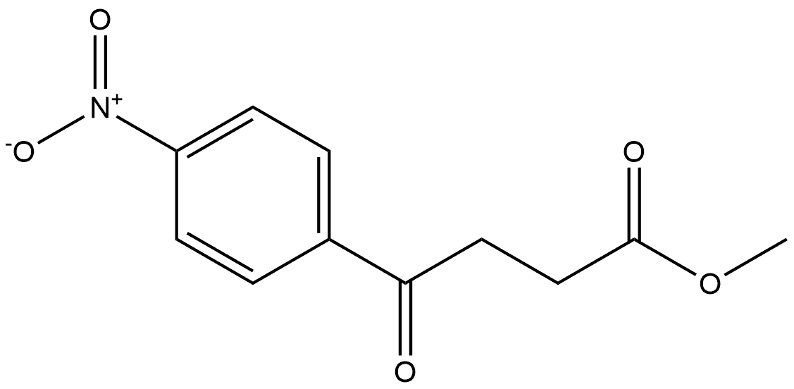 Benzenebutanoic acid, 4-nitro-γ-oxo-, methyl ester Structure