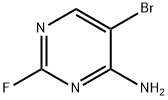 5-溴-2-氟嘧啶-4-胺 结构式