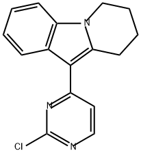 Pyrido[1,2-a]indole, 10-(2-chloro-4-pyrimidinyl)-6,7,8,9-tetrahydro- Structure
