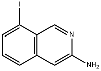 3-Isoquinolinamine, 8-iodo- Structure