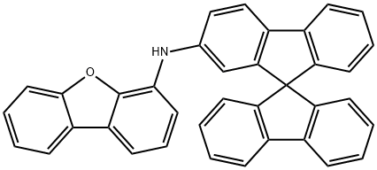4-Dibenzofuranamine, N-9,9'-spirobi[9H-fluoren]-2-yl- 结构式