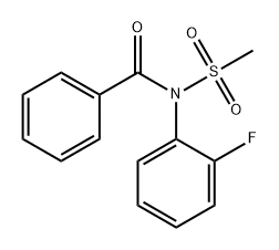 Benzamide, N-(2-fluorophenyl)-N-(methylsulfonyl)-