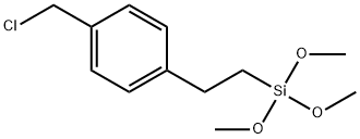 Benzene, 1-(chloromethyl)-4-[2-(trimethoxysilyl)ethyl]- Struktur