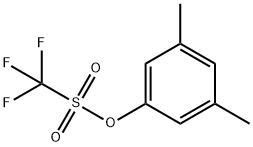 5-(三氟甲基磺酰氧基)间二甲苯 结构式